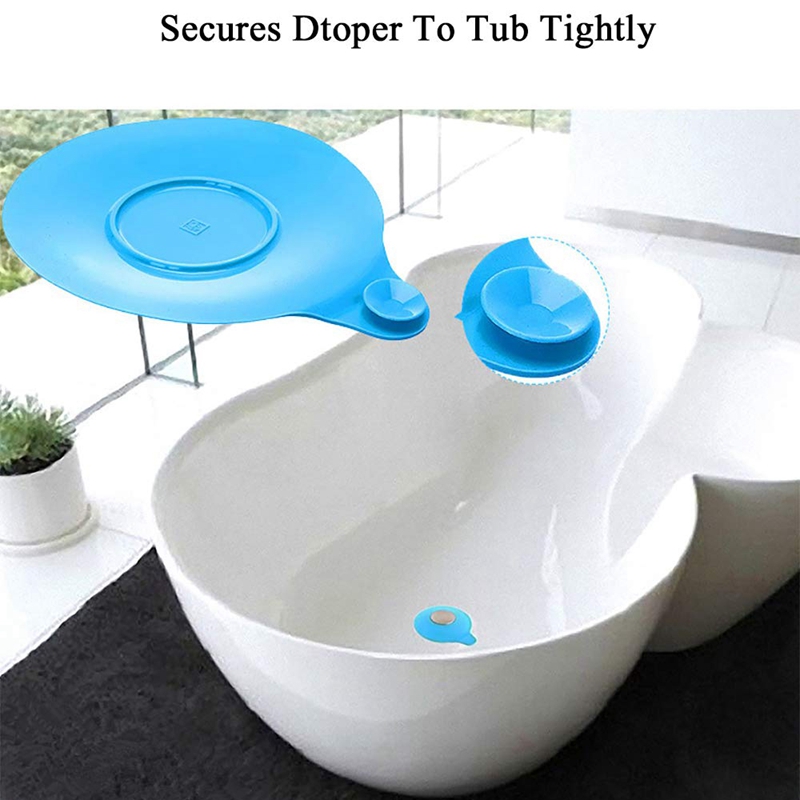 Gytb 2 stuks badkuip afvoer stop, siliconen badkuip afvoer stop afdekking badkuip stop universeel te gebruiken voor badkamer, wasruimte, keuken(