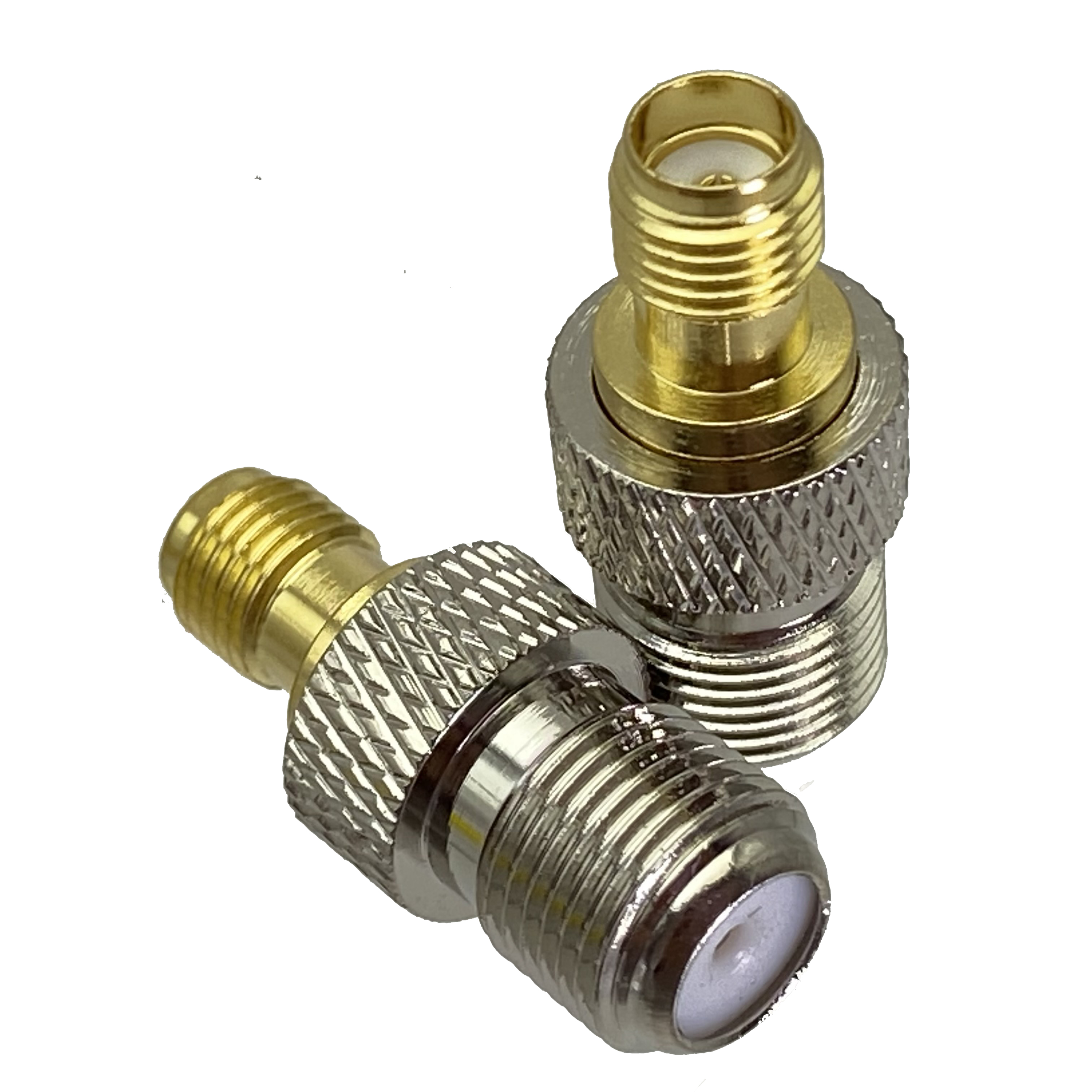 1Pcs Adapter F TV to SMA Male Plug & Female Jack Straight RF Coaxial Connector For Antenna Wire Terminals: MULTI