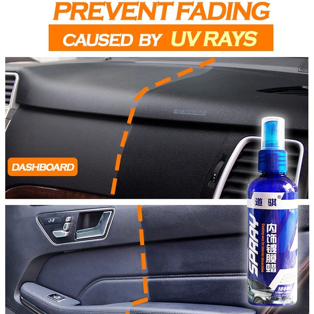 Plastic Parts Retreading Restore Agent Wax Instrument Reducing Agent Accessories Auto Interior Car Cleaner