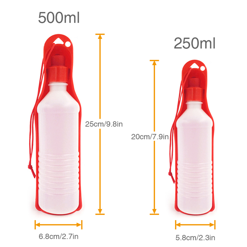 Bouteille d'eau pour chiens 250ML/5000ML, distributeur Portable, bol d'eau de voyage pour chiens chats petits animaux