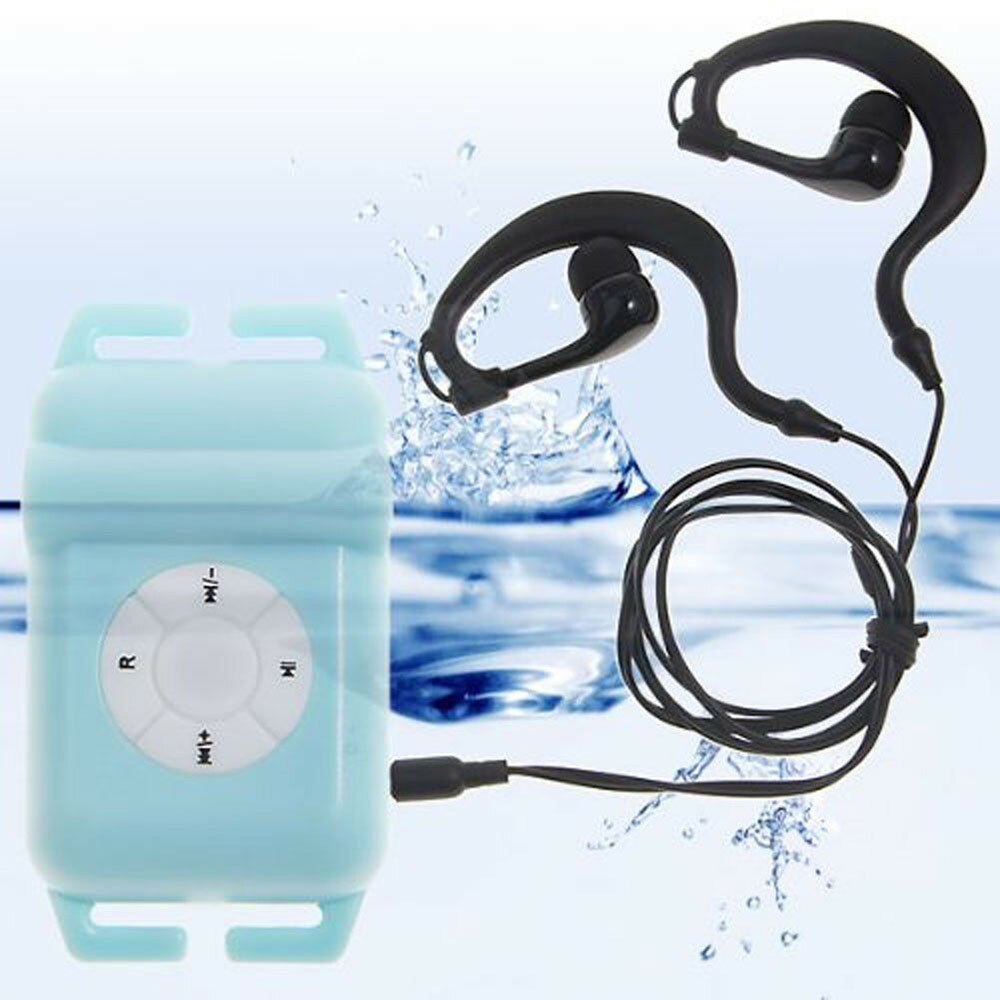 IPX8 Niveau Waterdicht MP3 Onderwater Spelen Liedjes 4Gb/8Gb Muziekspeler Met Fm Radio Voor Zwemmen Running surfen Spa