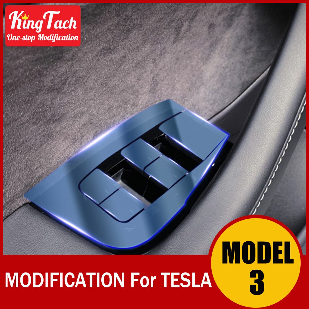 Protective Film For TESLA MODEL 3 Central Control Panel/Switch/Screen Tempered/Door Handle Pedal Pillar/Rearview Lens/Headlight