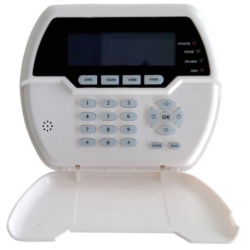 433mhz 868mhz Wireless Two Way Keypad Aarm Disarm Keypad With Lcd Back Light Usb Recharge Working With Focus Alarm System