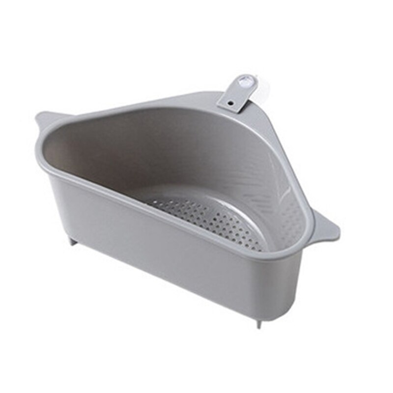 Triangle Sink Storage Holder Multifunctional Sink Basket for Drying Vegetable Fruits Sponge Strong Load-bearing Capacity