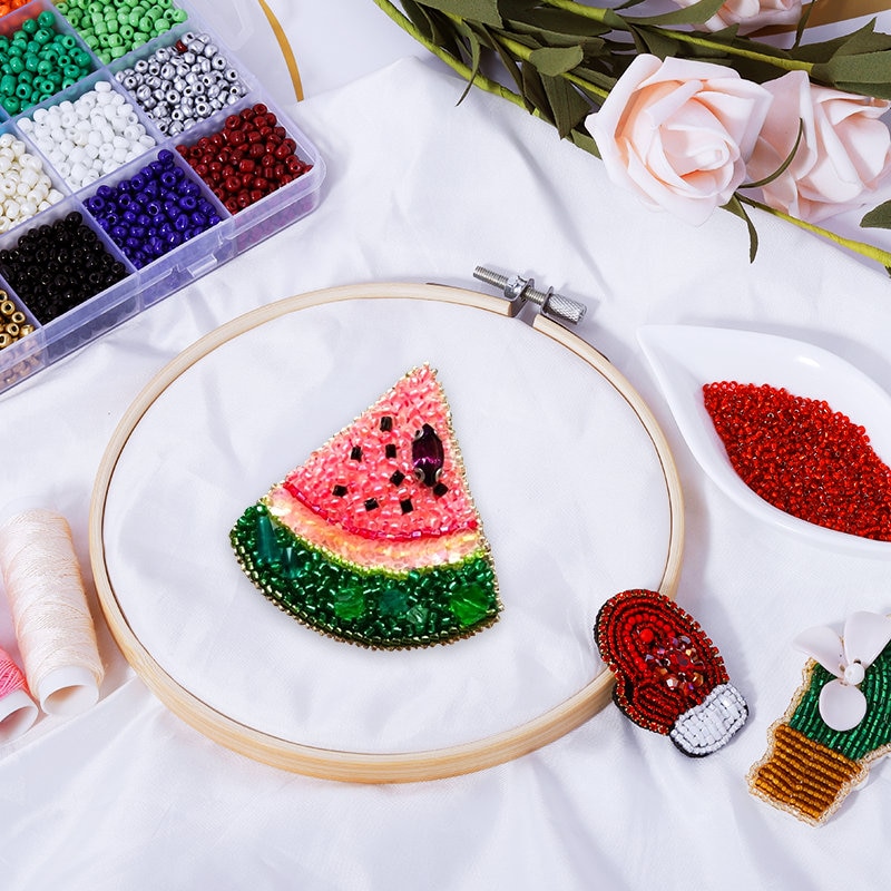 5 sizes Wooden Embroidery shed circle Cross-Stitch Frame Hoop Circle Jewelry Making DIY hand Craft Sewing Needwork Tool 5pcs/lot