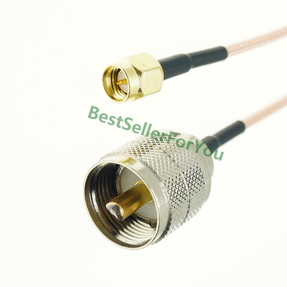 UHF Männlichen PL259 Stecker auf SMA stecker adapter RG316 Coax zopf Jumper RF Kabel