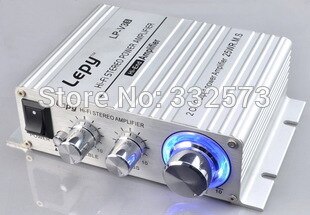 Mini amplificador de potencia estéreo digital 12V l-epy HI-FI digital V3 USB FM amplificador de potencia para coche 2 canales putpower LP V3S