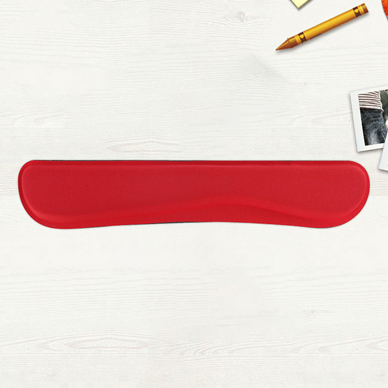 Klawiatura podkładka podpierająca nadgarstek podkładka strąk myszkę na nadgarstek z pianki pamięć Super Cienki błonnik robić komputer stancjonarny klawiatury robić gier podniesione ręce platformy: Ciemnoniebieski