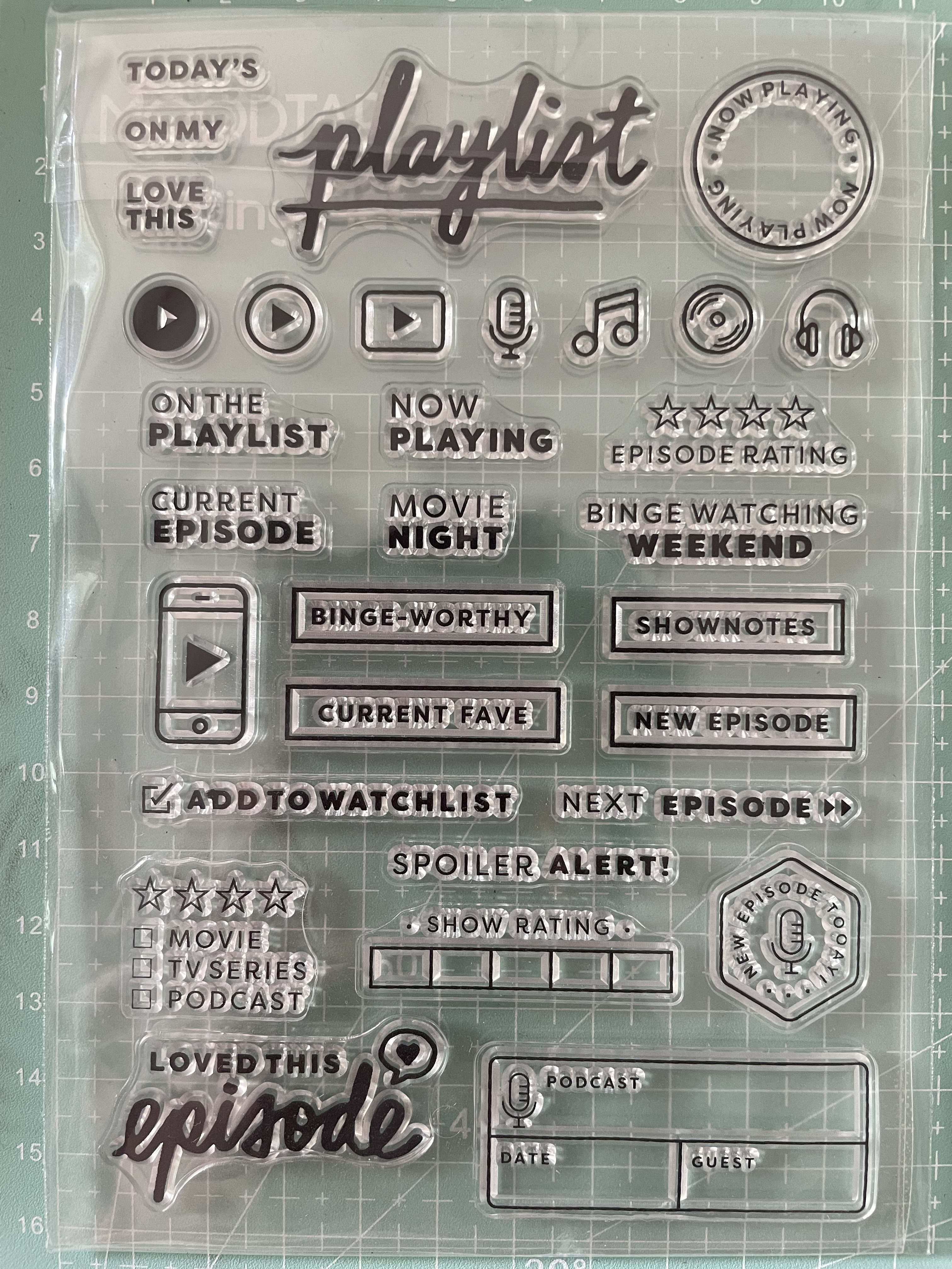 Enlish / Clear Siliconen Stempel/Zegel Voor Diy Scrapbooking/Fotoalbum Decoratieve Duidelijke Stempel A272