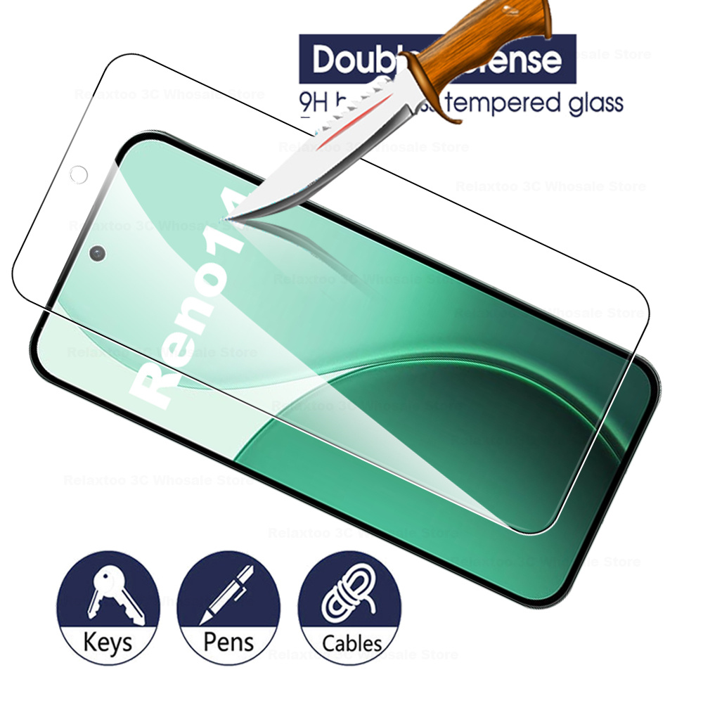 4-1Stck Schutz Glas Für Oppo Reno14 Profi 9H Prämie Bildschirm Schutz Abdeckung Telefon Film Für Oppo Reno14Profi reno 14 14Profi 5G
