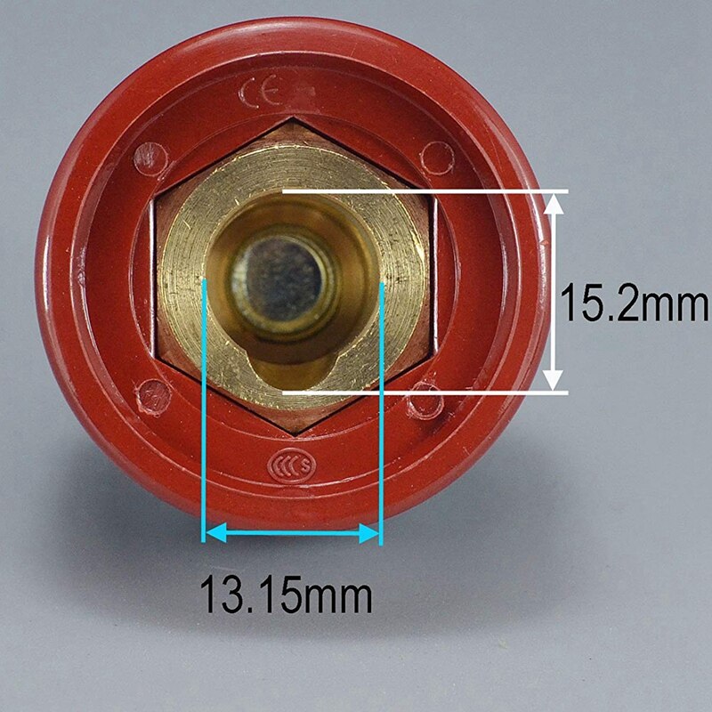 Connecteur de carte de câble à souder TIG, fiches et prises DKJ35-50 et DKZ 35-50 Dinse, raccord rapide
