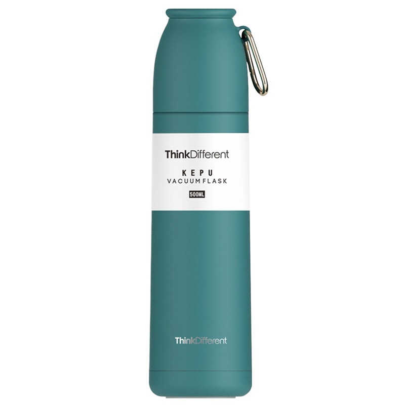 500 Ml Draagbare Lekvrij Buitensporten Thermos Thee Mokken Thermoskan Roestvrij Staal Thermische Kop Mok Koffie Water Fles Kantoor