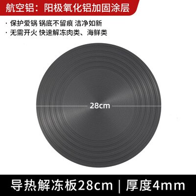 Keuken Gasfornuis Warmtegeleiding Plaat Te Beschermen Pot Blackening Warmtegeleiding Plaat Ontdooien Ontdooien Plaat Ontdooien Trays: 28CM-4MM