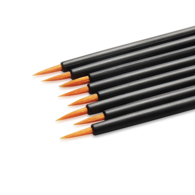 100 Stks/doos Wegwerp Eyeliner Borstels Professionele Wenkbrauw Lip Brush Oogschaduw Tool Lip Eyeliner Borstels Makeup Tools