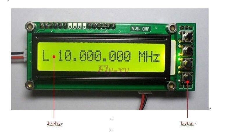 0.1Mhz ~ 1200Mhz Frequentie Meter PLJ-1601-C Frequentie Componenten Van De Frequentie Meting Display Module