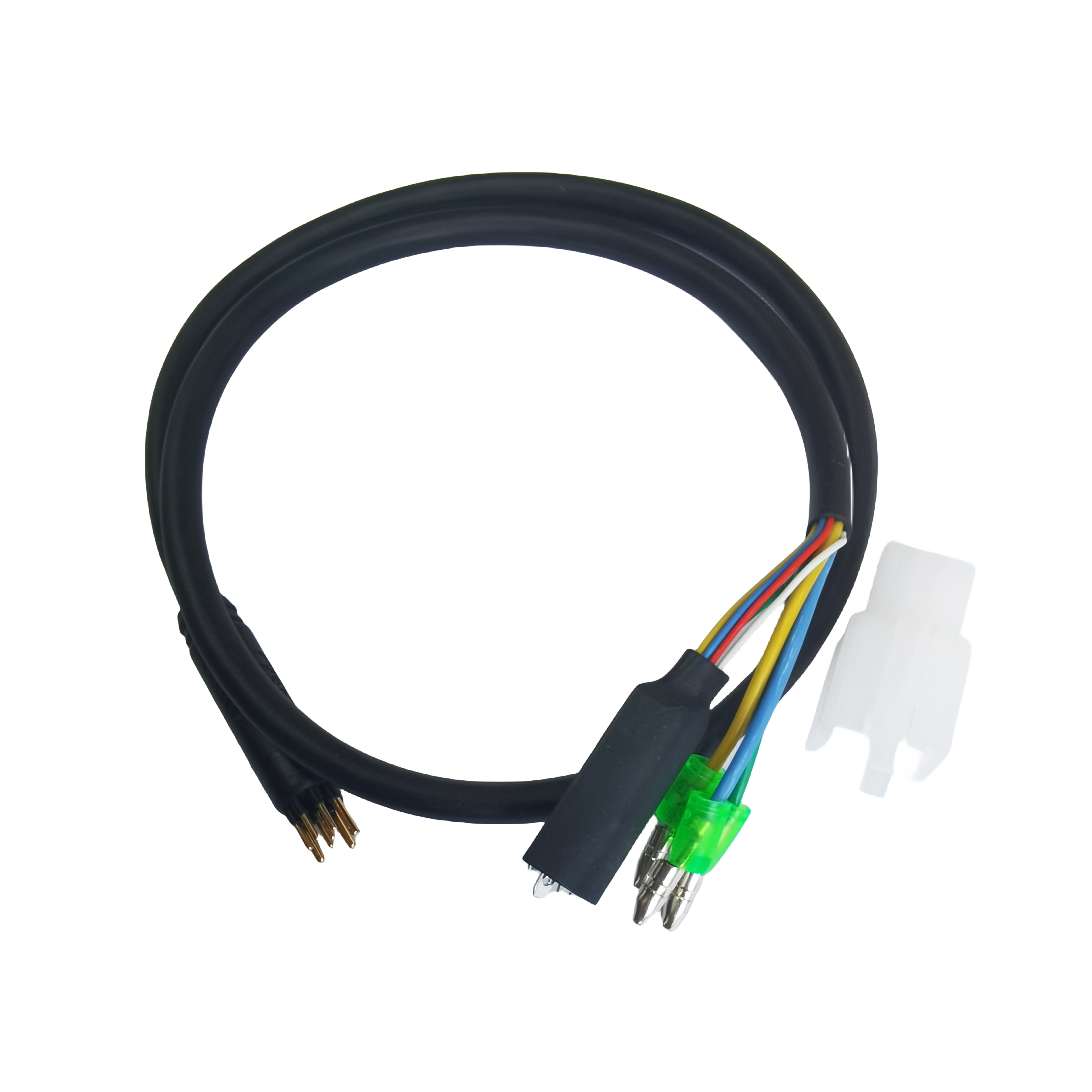 9Pin EBike Motor Extension Cable Connector Female To Male Electric Bike Motor Cables For E-bike Accessory: light yellow