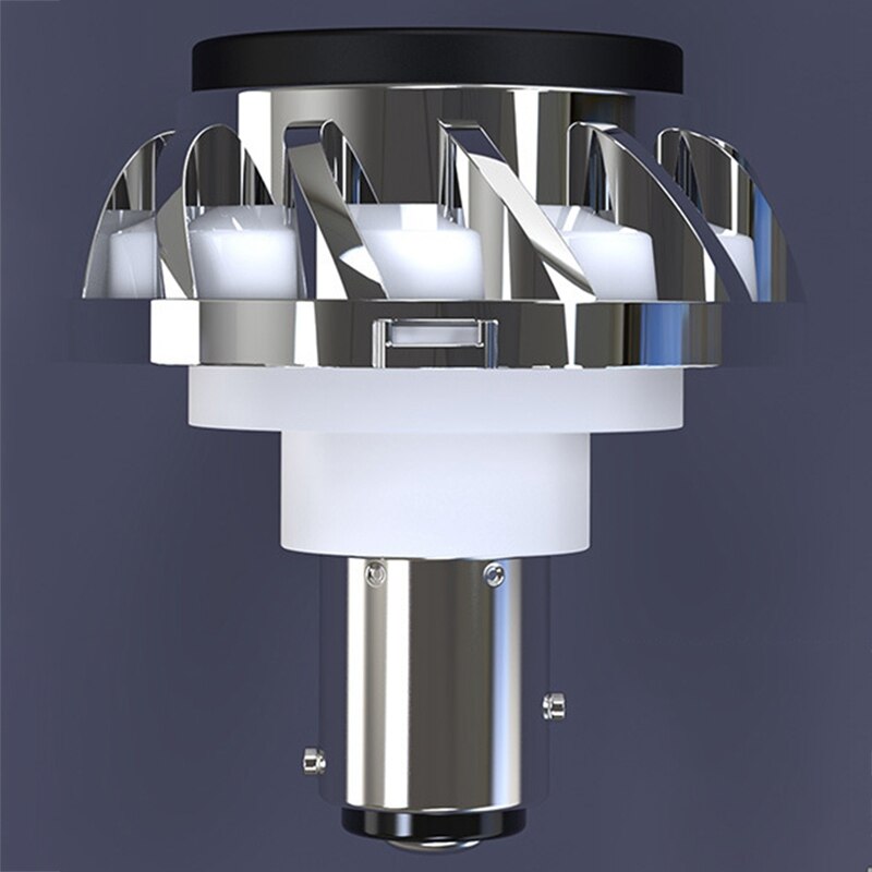 Farol de motocicleta com olho de anjo, 1 peça, luzes traseiras, led, acessórios para moto, lâmpada de freio universal