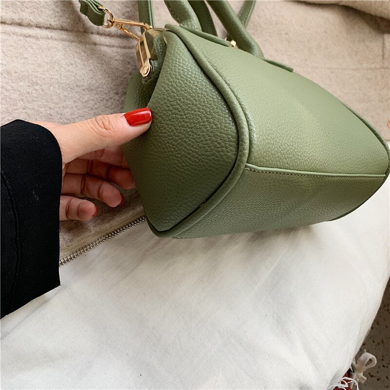 Lilie KÖNIGIN PU Leder Umhängetaschen Für Frauen Handtaschen Weibliche Schulter Taschen Haspe Abend Totes