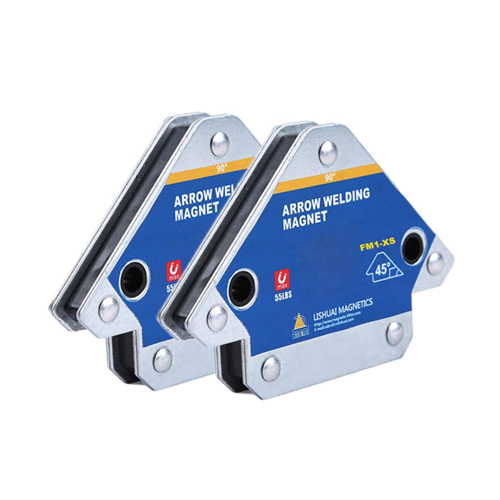 1/2Pcs/Set Welding Tool Multi-angle Solder Magnet Holder No Deformation Corrosion Resistance Arrow Clamp Welding Fixer: FM1XS  2Pcs