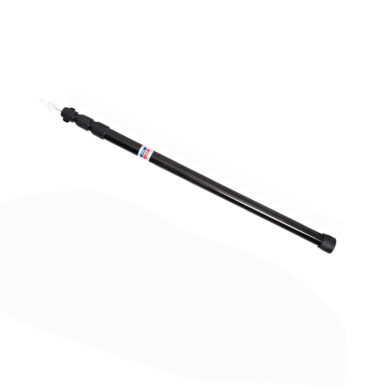 2pcs Thicken Aluminum Alloy Tent Pole Adjustable Tent Support Rods Beach Shelter Tarp Awning Pole Replacement Poles Accessories: 1pc 230cm Black