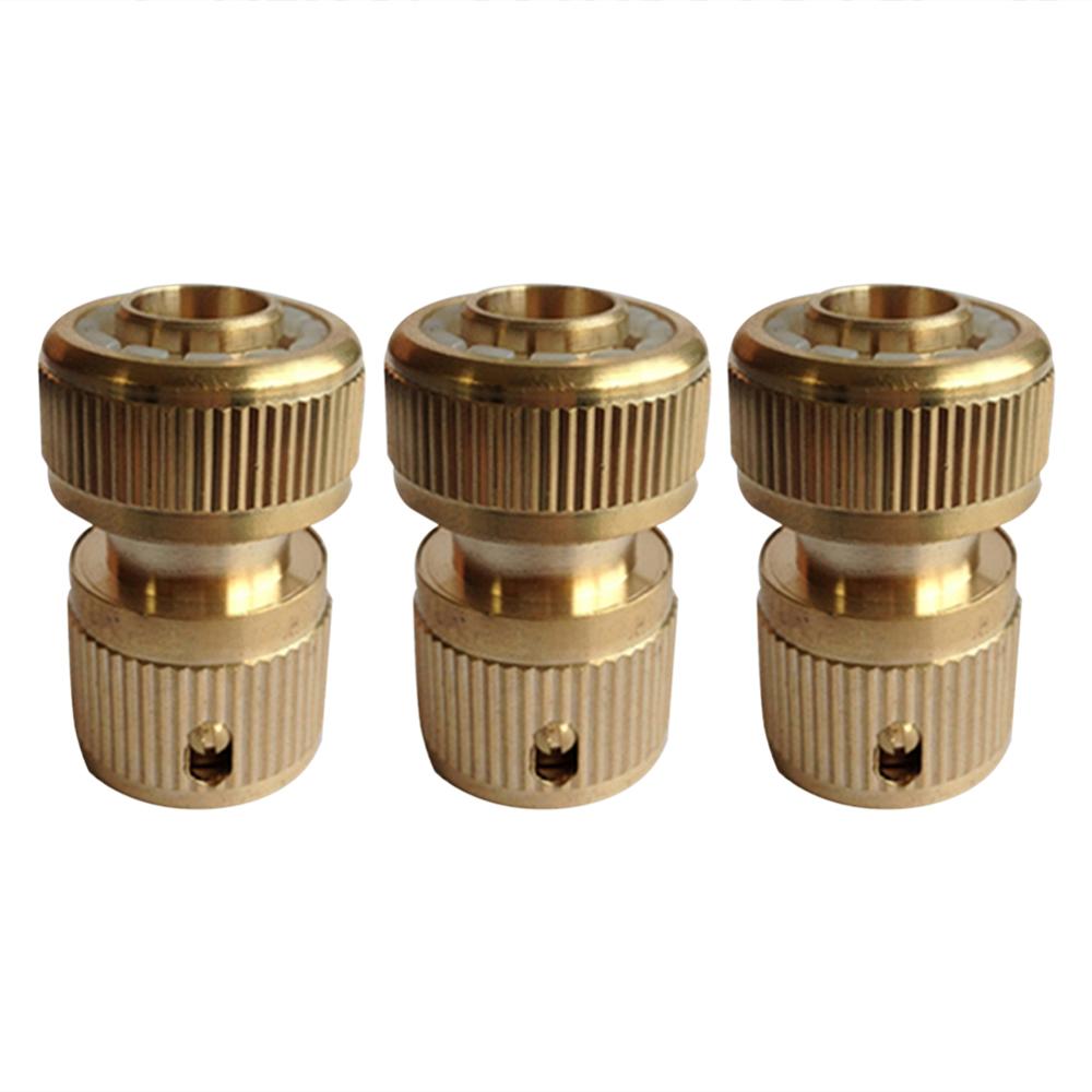Messing-Coated Slang Adapter, 1/2 "Quick Connect Swivel Connector Tuinslang Koppeling Systemen Voor Watering Irrigatie