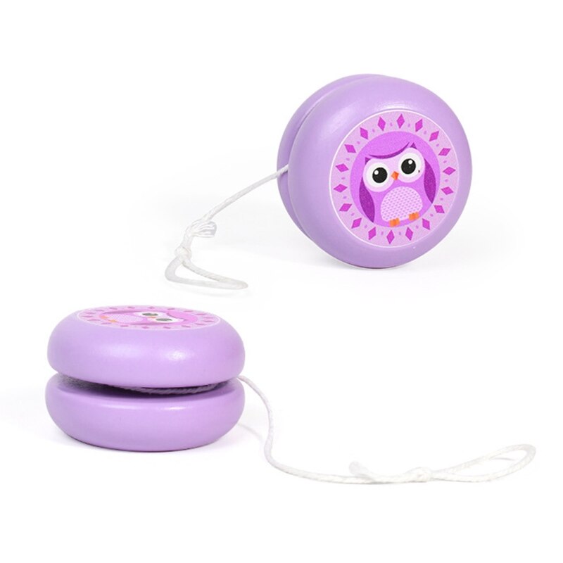 DurableToy – jouet Yo-Yo en bois pour enfants, jolie boule de Train, de flexibilité pour garçons et filles