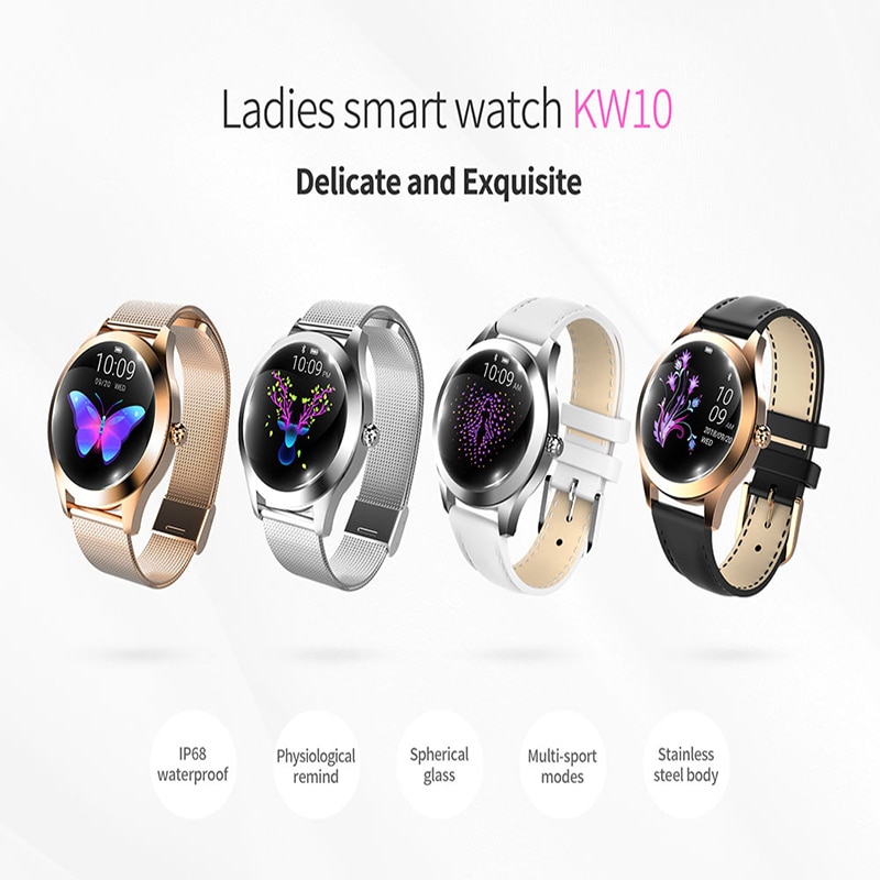 Frauen Smart Uhr Sport Schrittzähler Wasserdicht Modische dame stil Herz Rate Monitor Fitness damen smartwatch für Android IOS