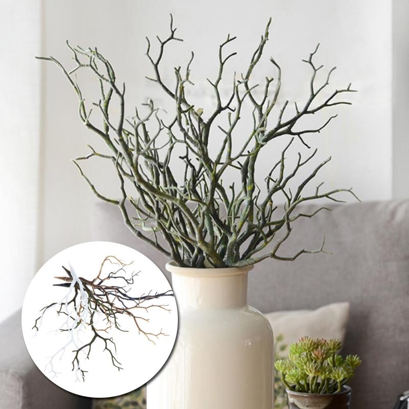 Tree Dried Dry Branches Branch Small Plastic Artificial Flower Home Ornament Festival Office Decor