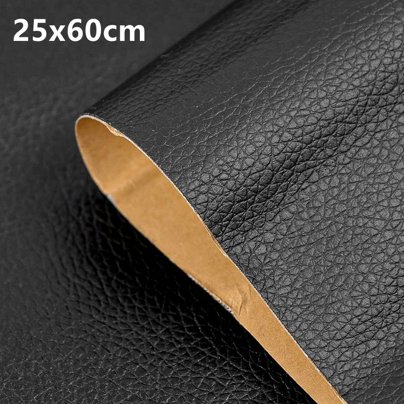 Zelfklevende reparatiepatch sticker voor huishoudelijke banken, pu-leer reparatiesticker, subsidie voor meubelrenovatie, stofreparatie, doe-het-zelf patches: Donkergrijs