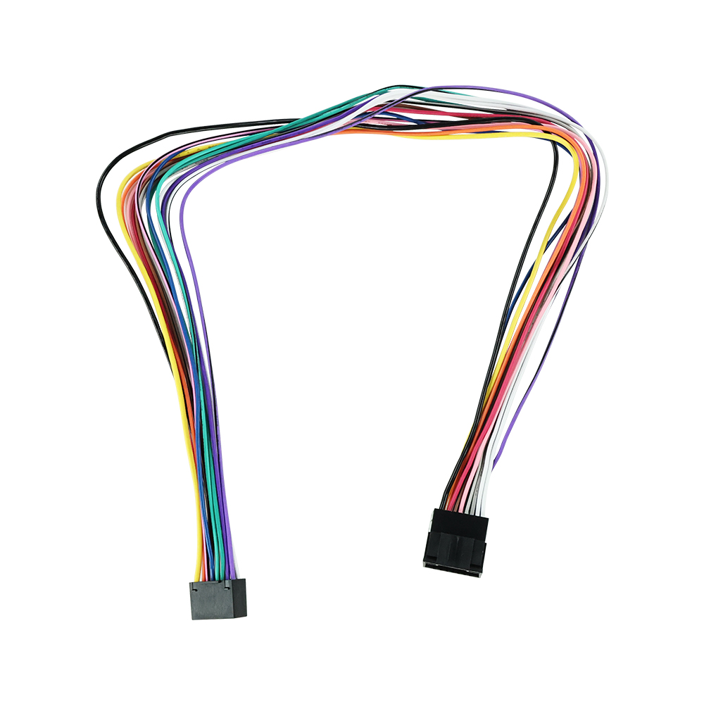 Mekede 16 -polig kabeladapter universal bilradio iso-kabelhärva förlängning 60cm för android multimediaspelare
