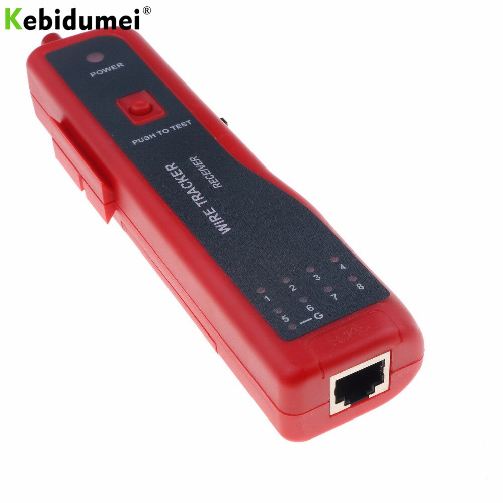 Kebidumei Telephone Phone Generator Tester Network RJ45 RJ11 Cable Wire Tracker Diagnose Tone Networking Tools