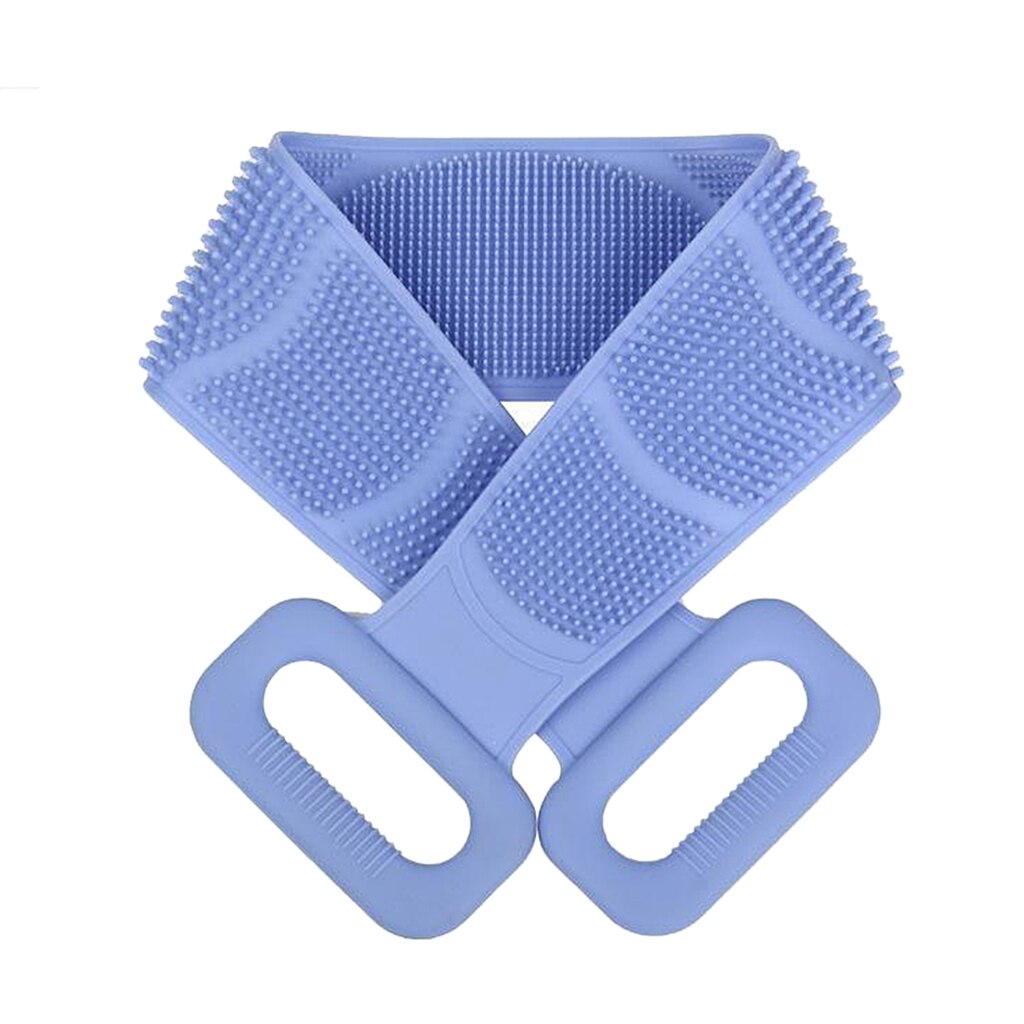 Frotador de espalda de 72cm, cepillo de cuerpo de ducha superlargo, depurador corporal de silicona