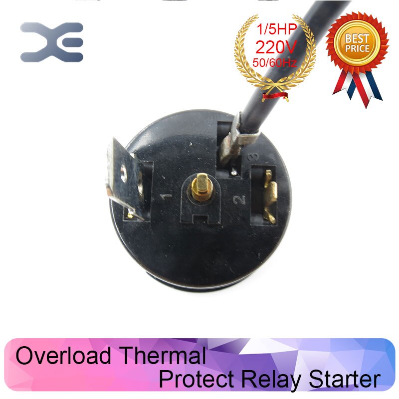 Refrigerator Compressor 220V 150W 1/5 HP Overload Protector Refrigerator Refrigerator Spare Parts