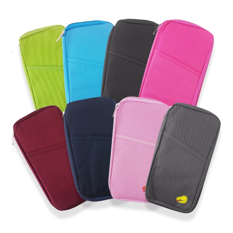 1Pc Women Men Passport Cover Travel Credit ID Card Holder Wallet Purse Storage Document Bag Passport Case Organizer