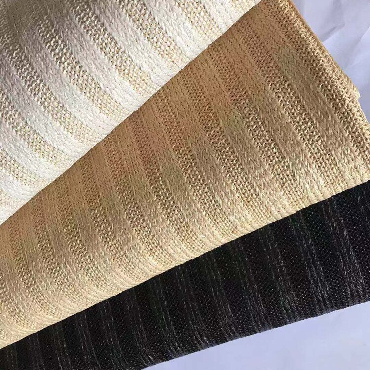 Pp kunstmatige raffia geweven stof ambachtelijke geweven stof rotan stro diy dames strandtas schoenen materiaal tecido de palha