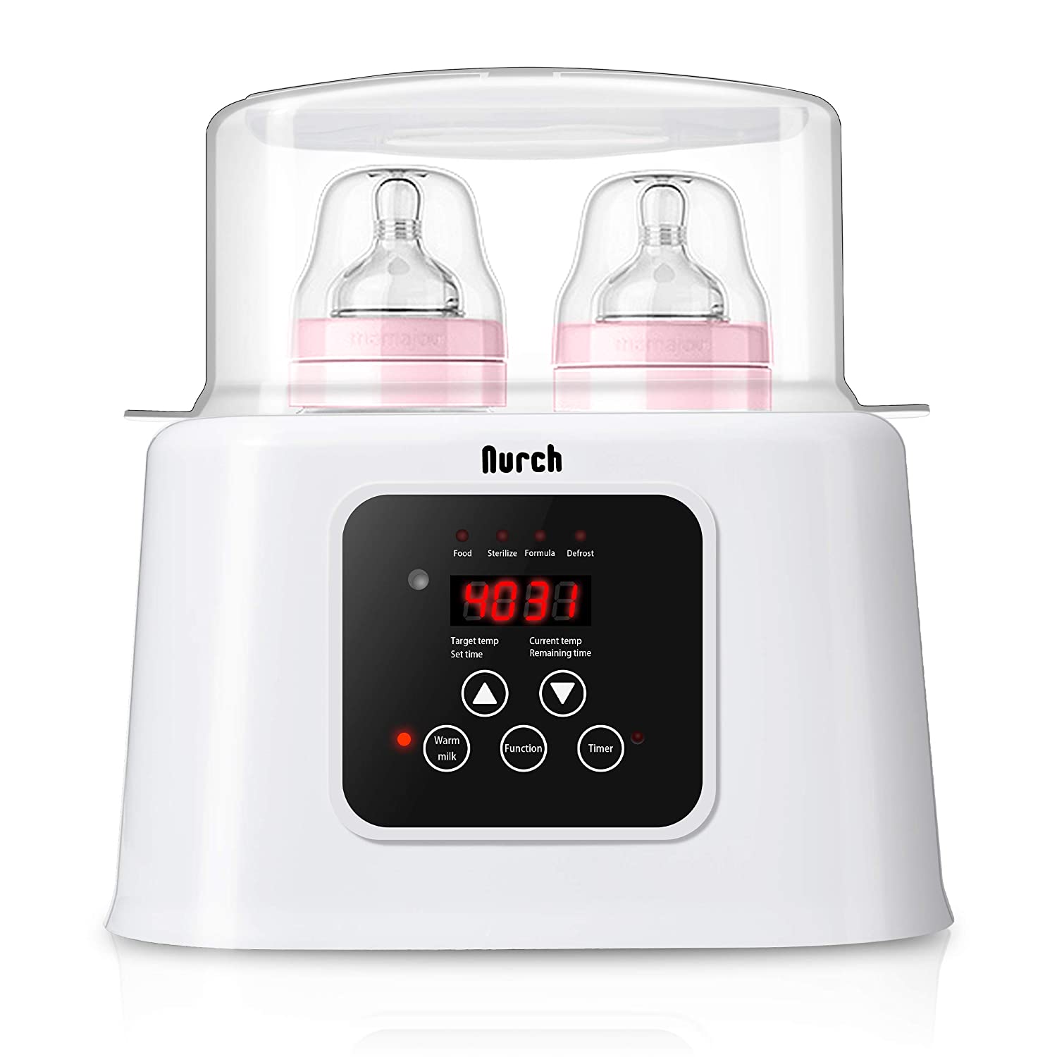 Lhs Multifunctionele Automatische Baby Fles Voedsel Melk Warmer Met Desinfecteren Functie Thermostaat Desinfectie Keuken Accessoires: Default Title