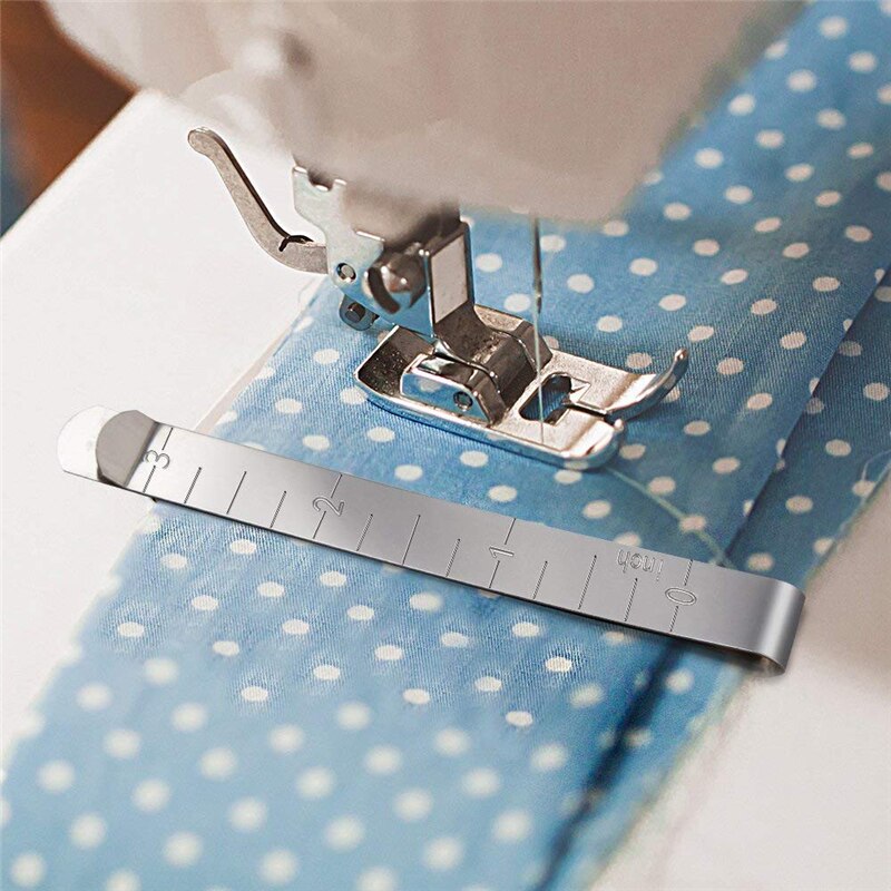 20pcs Metal Sewing Crimping Clip Stainless Steel Hemming Clips Ruler for DIY Sewing & Stitching Pinning Marking