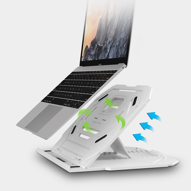 Verstelbare Folding Laptop Stand Houder Voor Macbook Lenovo Asus Dell Hp Lapdesk 360 Roterende Notebook Tablet Cooling Pad Beugel