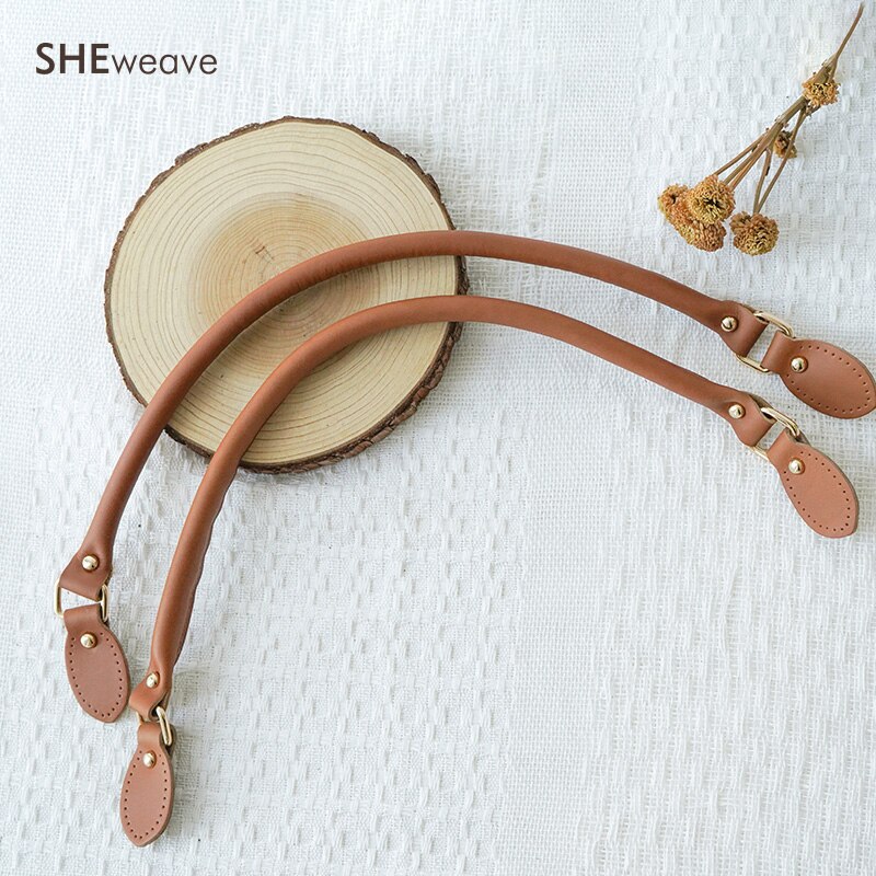 2 Stks/set Lederen Handvat Vrouwen Schoudertas Riem Diy Vervanging Accessoires Handtas Handvat Strap Band Tas Riem