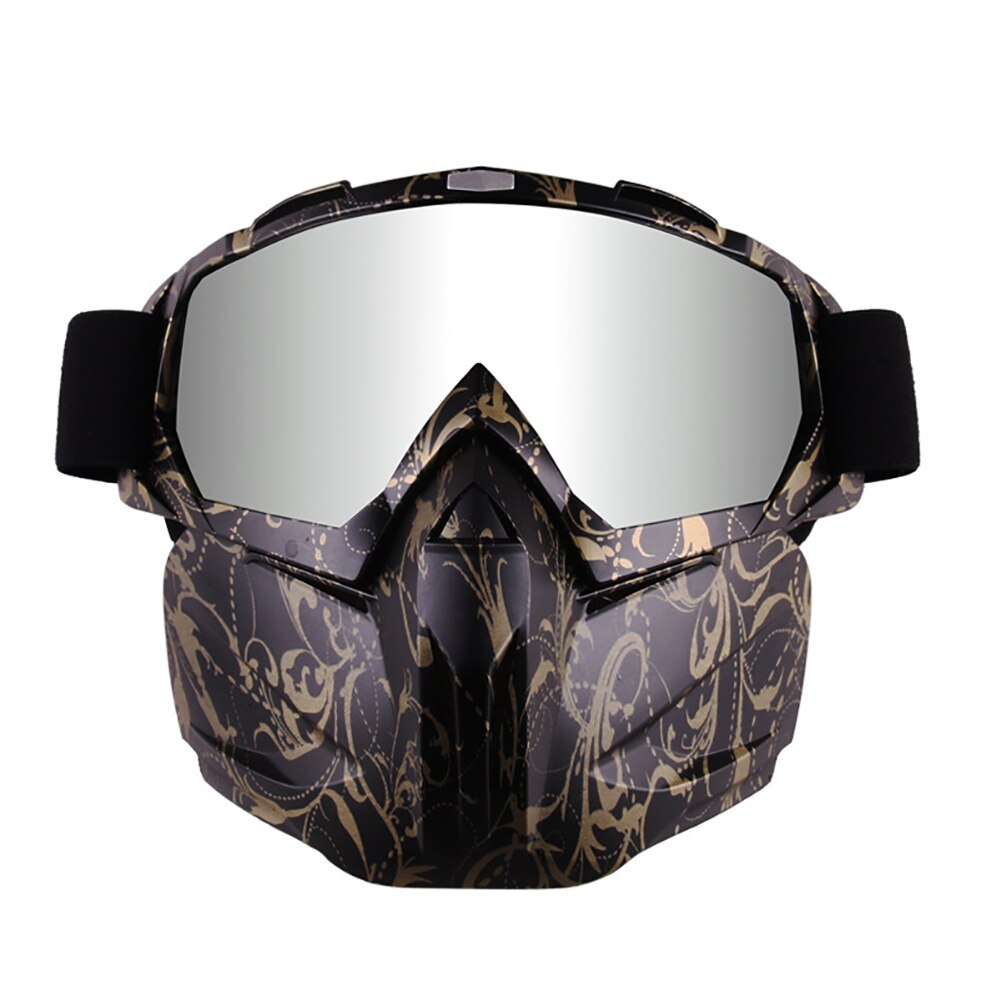 Vinter motorsykkel snøscooter hjelm beskyttelsesbriller maske beskyttelsesbriller motocross vindtette briller motorsykkel rideutstyr
