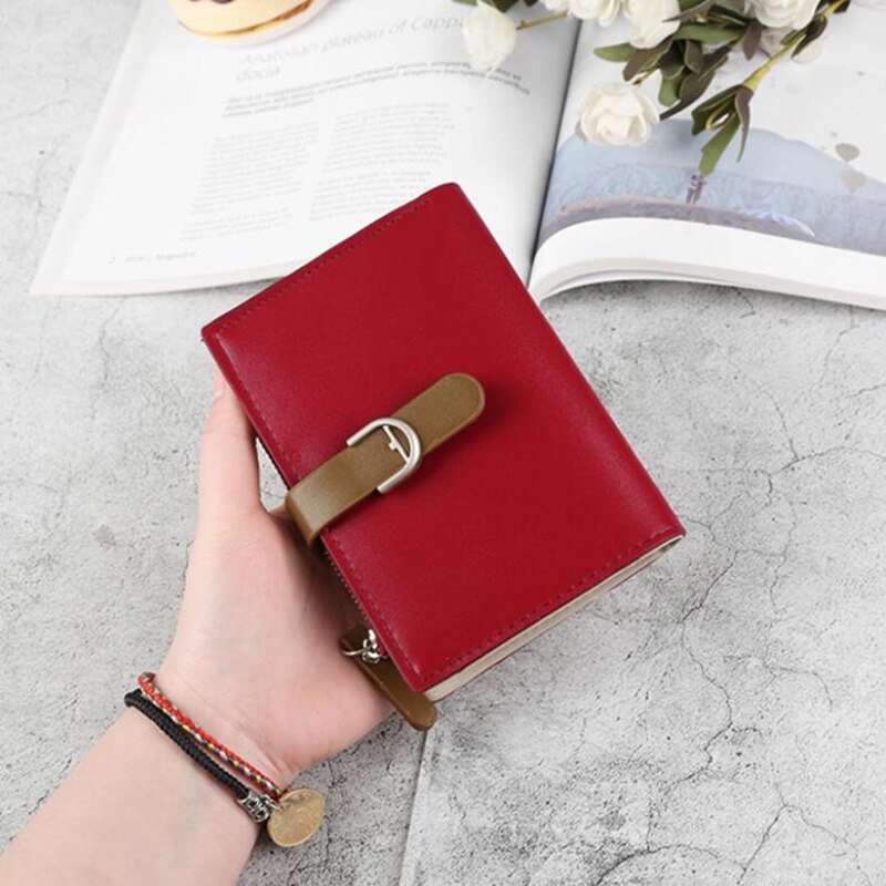 Latest Women's Leather Famale Vintage Wallet Brand Zipper Coin Purse Wallets Card Holder Clutch for Girls Sac