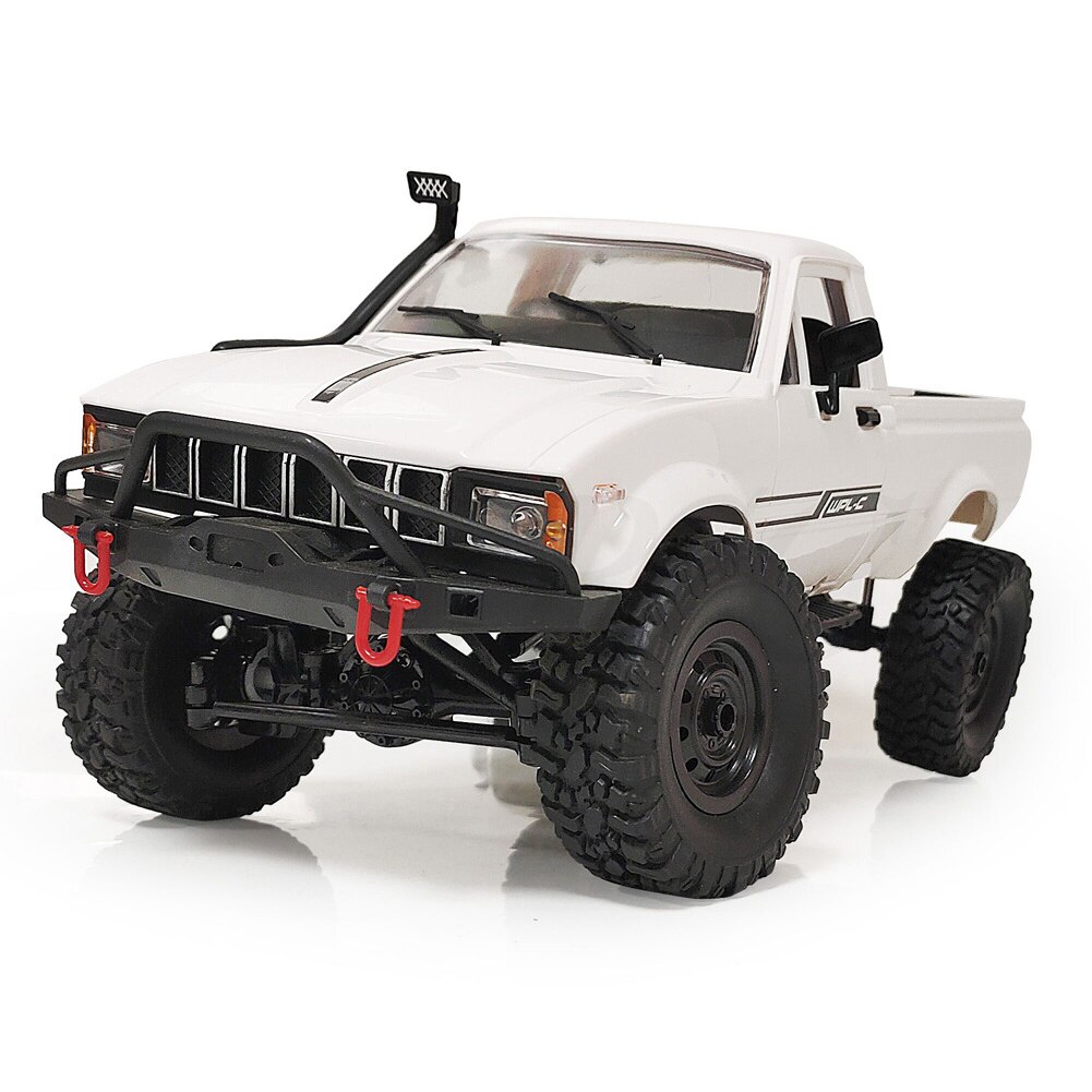 をwpl 1 C24-1リモートコントロール4WD diyのためのトラックレースモデル玩具子供電動rcカークライミング車両ピックアップ速度子供ギフト