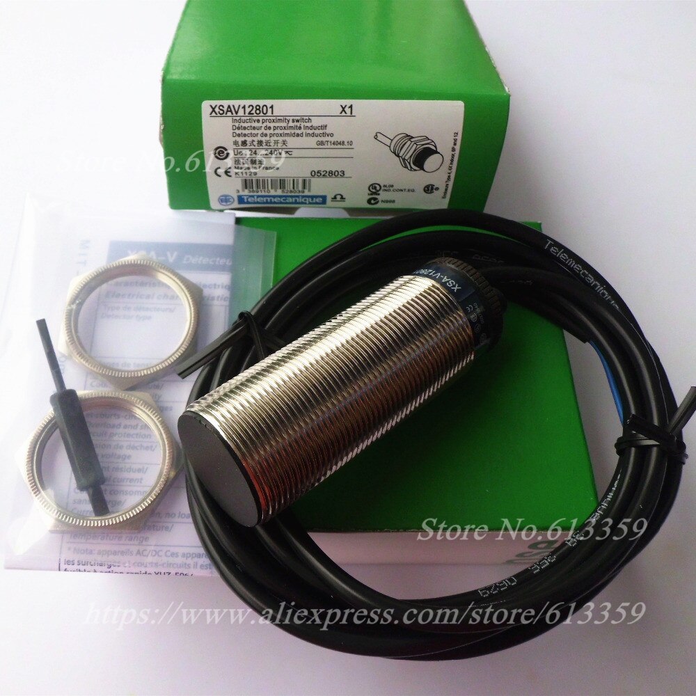 XSAV12801 Schneider Proximity Switch Speed Sensor Good One Year Warranty