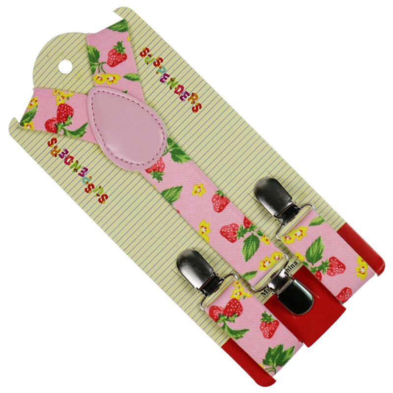 Winfox-Tirantes con estampado de flores para bebé, tirantes para chicos, elásticos, 2,5 cm de ancho: 06