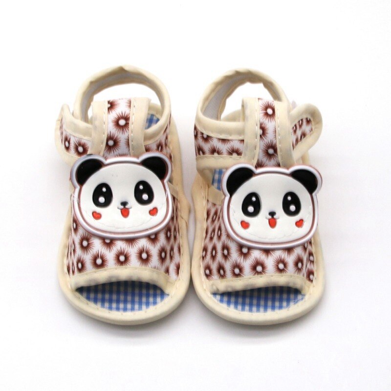 Sommer Junge Mädchen Cartoon Panda Muster Schuhe Weiche Sohle Outdoor Rutschig Atmungsaktive Schuhe