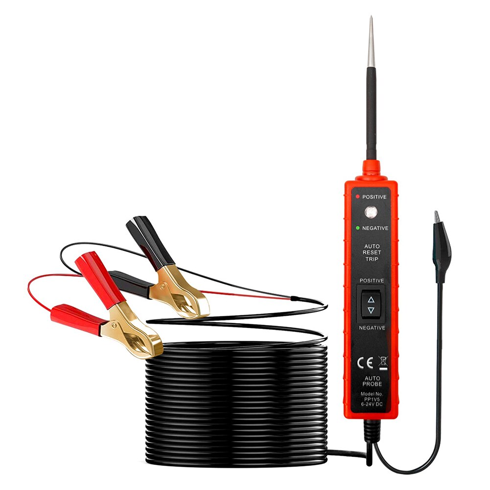 Thenew 6-24V Dc Auto Elektrische Circuit Tester Voertuig Diagnostische Testen Tool Digitale Spanningstester Met Korte-circuit Bescherming