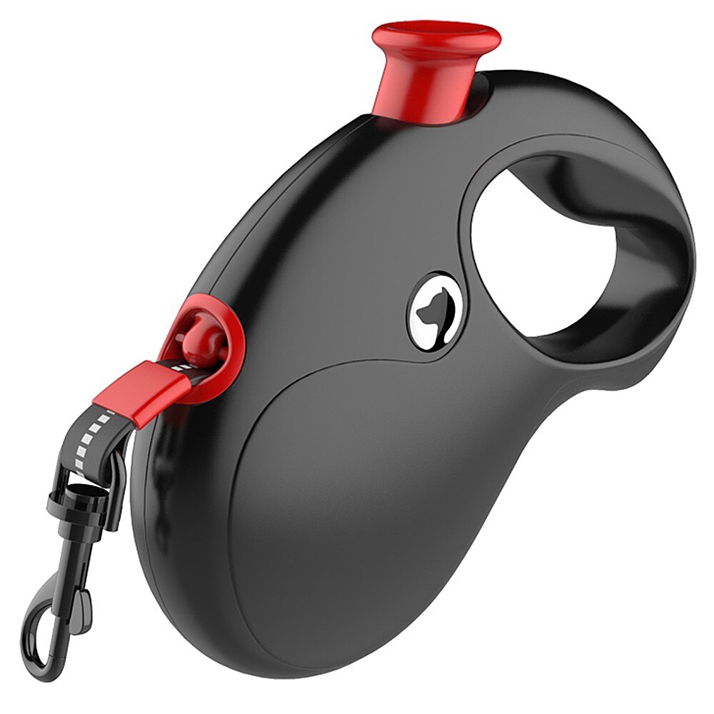 500cm/196in Retractable Leash Automatic Dog Belt For Dogs Outdoor Walking Dog Leads Dog Leash Dog Leash Nylon: Black