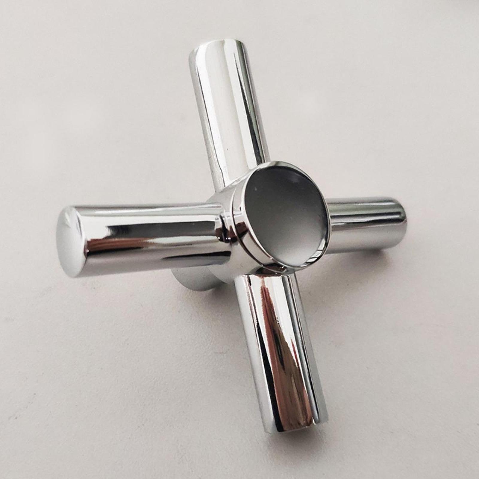 Faucet Handle Faucet Knob Plumbing Accessory Easily Install Cross Handle Zinc Alloy for Bathtub Sink Bathroom Washroom Shower