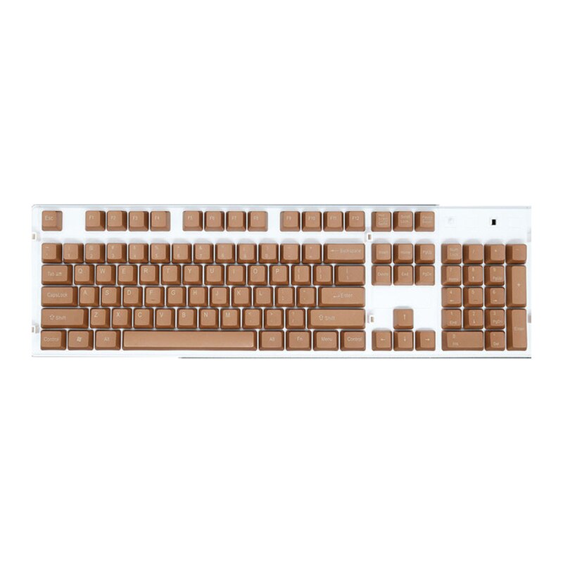 Keycaps Mechanical Gaming Keyboard Keycaps 108 keys Pbt Keycaps For Cherry Keycaps Set Key cap Keyboard caps: Light coffee