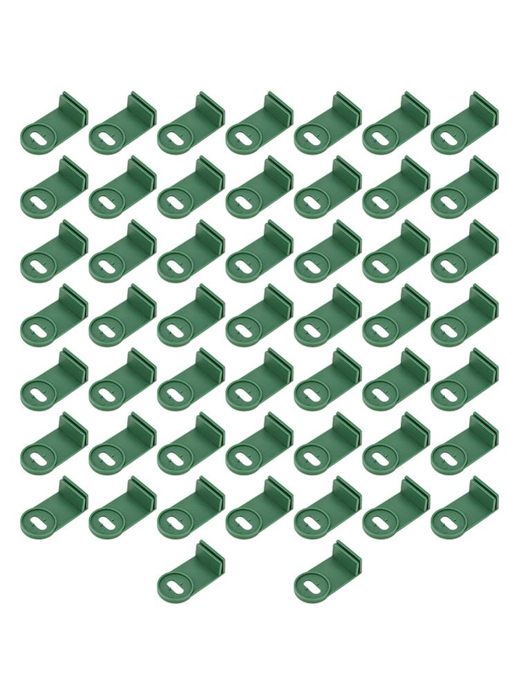 Plastic Greenhouse Fixing Clips 50 PCS Greenhouse Twist Clips Washers Extender Corner Clips Sturdy Durable Clamp For Aluminium